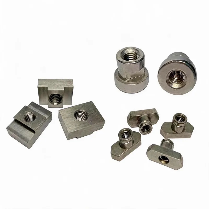 DIN 3015 rail nut size comparison for light and heavy series mounting rails