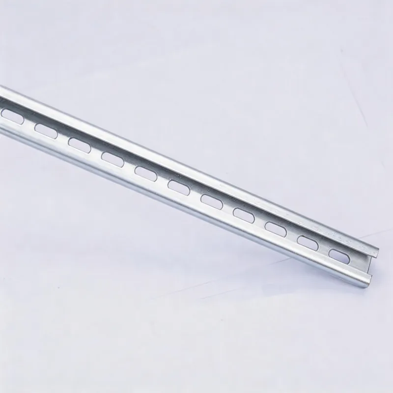 WQL-E C-channel perforated mounting rail — DIN rail-nut mounting — DIN 3015