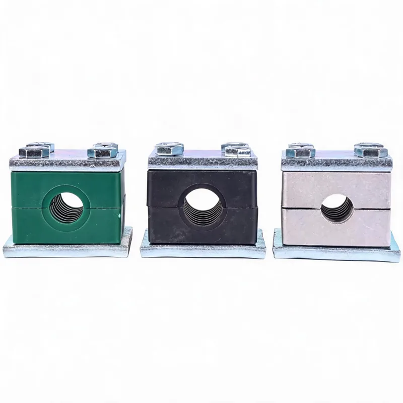 WQH reinforced single pipe clamp — WeiQue steel — DIN 3015-2, ø14–108 mm