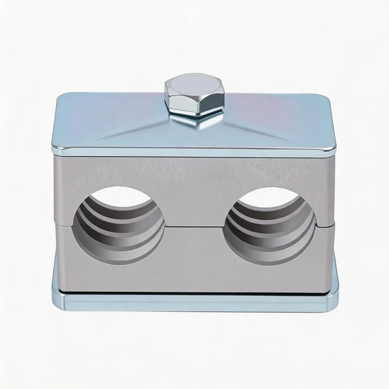 TTAG1 — WeiQue aluminum alloy pipe clamp — DIN 3015-1, ø6–54 mm