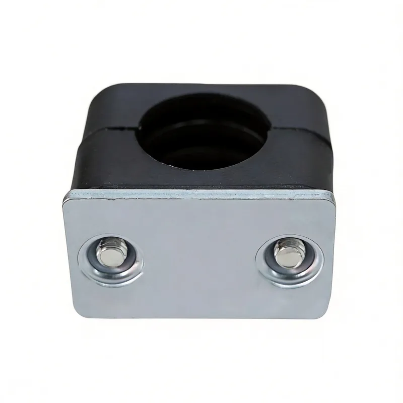 WQL·G2 pipe clamp — angled view, nylon body — DIN 3015-1, ø6–108 mm