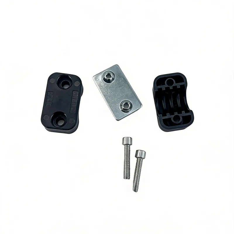 WQL·G2 pipe clamp — exploded view: body, bolt, nut, welded base