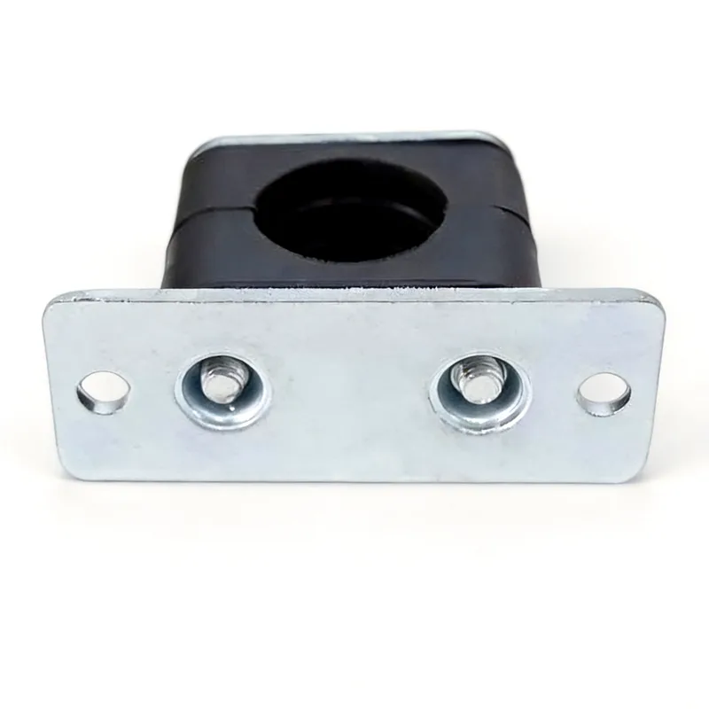 WQL·G6 pipe clamp — angled view, nylon body — DIN 3015-1, ø6–108 mm