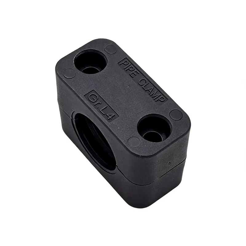WQL light nylon clamp body — angled view, nylon — DIN 3015-1, ø6–108 mm