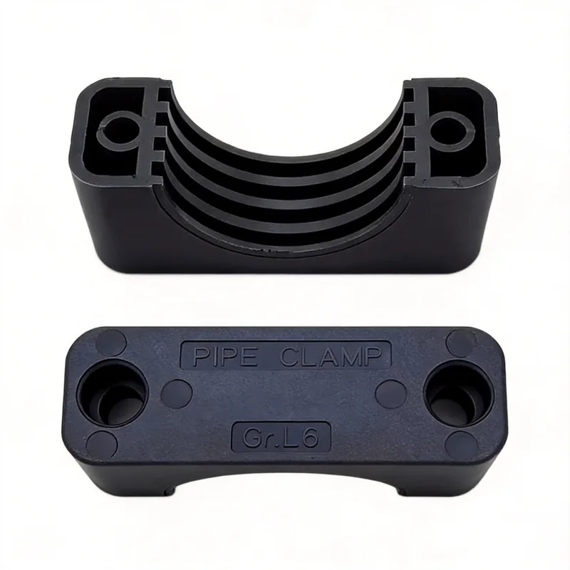 WQL light nylon clamp body — angled view, nylon — DIN 3015-1, ø6–108 mm