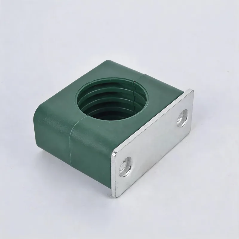 WQL·G2 pipe clamp — angled view, plastic body — DIN 3015-1, ø6–108 mm