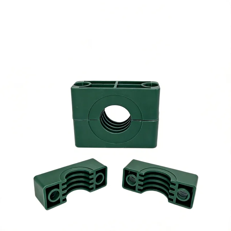 WQL light plastic clamp body — angled view, plastic — DIN 3015-1, ø6–108 mm