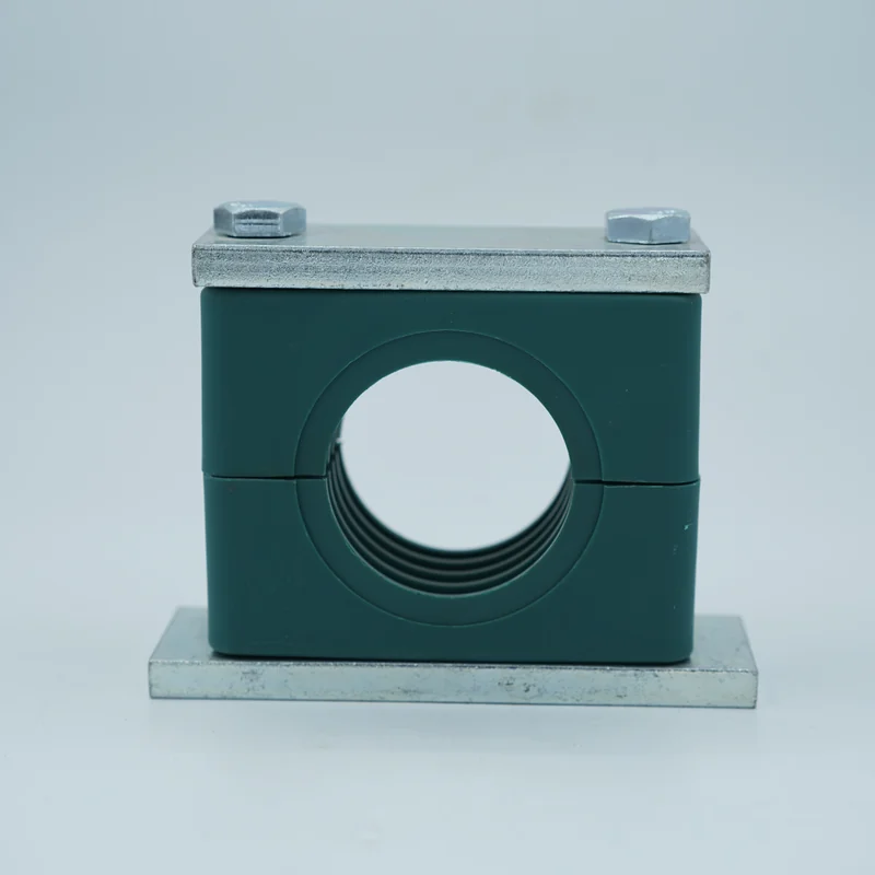 DIN 3015 heavy pipe clamp with welded base plate
